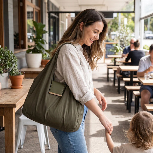Relivic™ Foldable Keychain Shopping Tote Bag