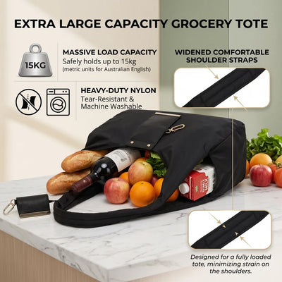 Relivic™ Foldable Keychain Shopping Tote Bag