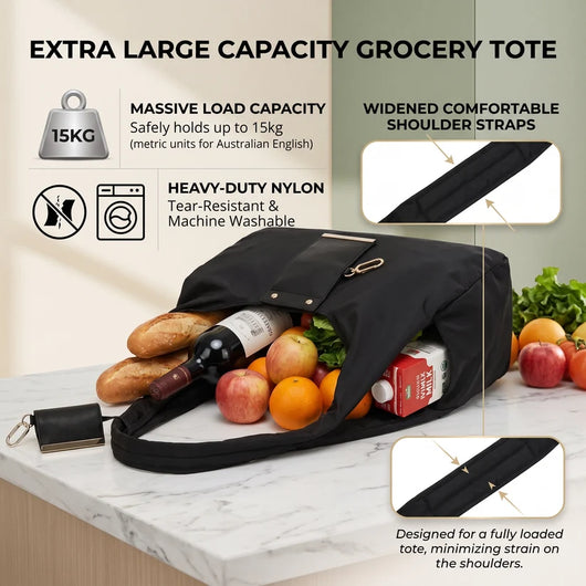 Relivic™ Foldable Keychain Shopping Tote Bag