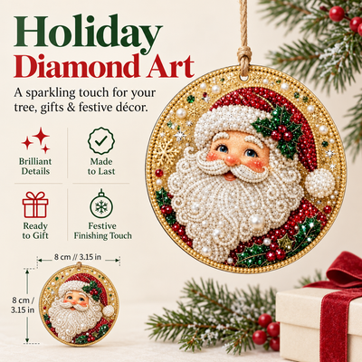 Relivic™ Christmas Pearl Diamond Painting Ornament Kit